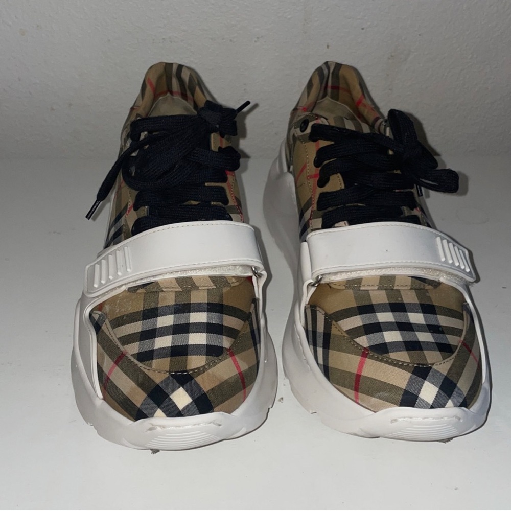 Burberry Regis Checkered Beige Sneakers 44EU